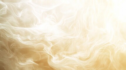 Fototapeta premium Golden Light Abstract: A shimmering, ethereal abstract backdrop of delicate, flowing white fabric illuminated by a radiant golden light, capturing a sense of serenity and tranquility. 