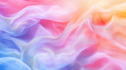 Fototapeta premium Pastel Dreamscape: Dive into a swirling ethereal texture of pastel hues, perfect for evoking serenity, dreams, and ethereal beauty. 