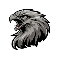 Fototapeta premium eagle head design illustration logo