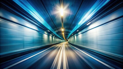 Obraz premium Abstract motion blur in a tunnel, creating a sense of speed and movement, speed, motion, blurred, abstract, tunnel