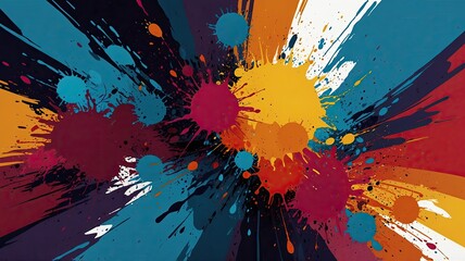 backgroundabstract splash water fresh funny party generate ai 