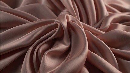 Obraz premium Elegance in Motion: A 3D Rendered Fabric Abstraction