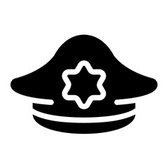 police hat Solid icon