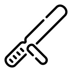 Fototapeta premium baton Line Icon
