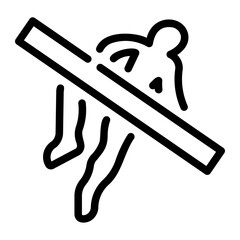 crime scene Line Icon