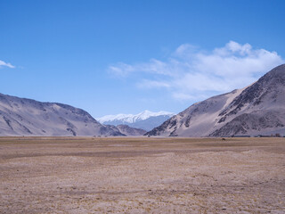 landscape in the Himalayas and cold desert