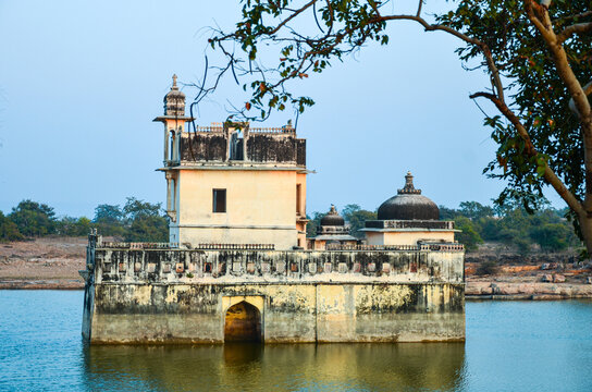 Rani Padmini palace inside Chittorgarh fort in Rajasthan, India