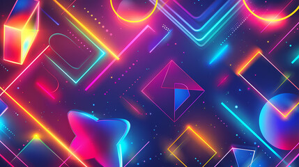 Abstract geometric pattern background with a modern sense of technology