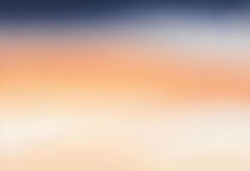 Naklejka premium Peach fuzz orange and cold blue gradient matte abstract background with noise backdrop