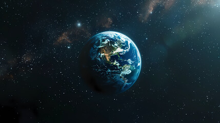 Obraz premium Spectacular view of Earth from space