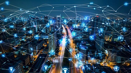 fiber optic background