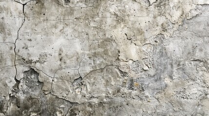 A concrete wall background with a rough, textured surface, featuring subtle cracks and weathering, creating an industrial and urban aesthetic that adds character to any design
