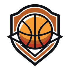 Basketball sport logo design