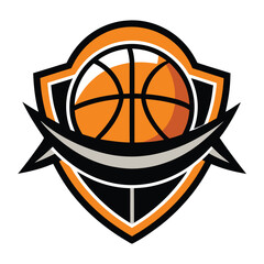 Basketball sport logo design