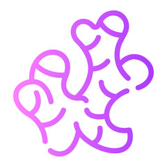 ginger Line Gradient Icon