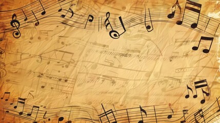 old music background.