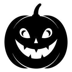 Pumpkin Silhouette vector illustration