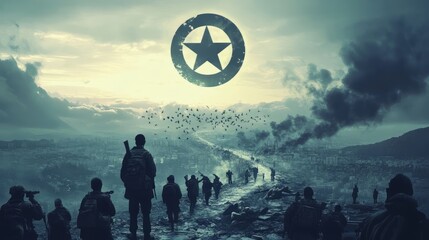 Stop war or Anti war concept. Peace not war, International day of peace, Say no to the war, Protest manifestation against war.