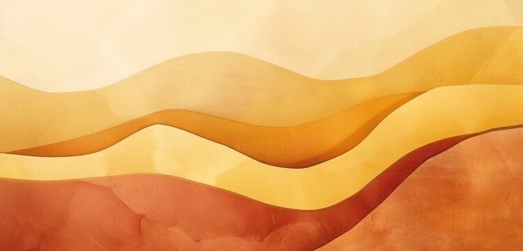 Abstract Background, muted mustard yellow with subtle terracotta accents