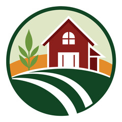 Ecological Farm house logo design
