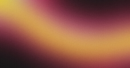 grainy color gradient background,orange purple illuminated spots on black,  noise texture effect, copy space	