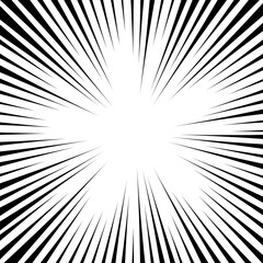 Obraz premium Speed Line Comic