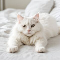 white persian cat