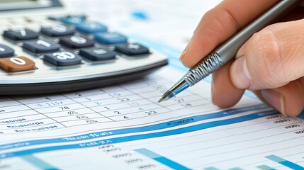 Personal Finance Management Concept: Individual Budgeting, Savings Planning, Debt Management, and Expense Tracking for Financial Literacy and Stability.