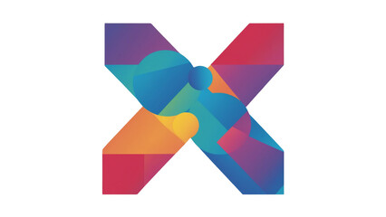 Obraz premium Abstract Geometric Shape Clipart png