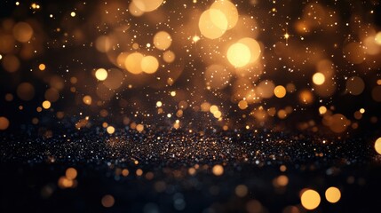 A dazzling display of glittering lights and shimmering elements on a dark background, creating a vibrant and eye-catching visual effect that adds a touch of elegance and festivity to any image