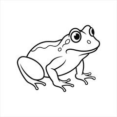 frog vector illustration