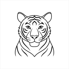 cartoon tiger vector