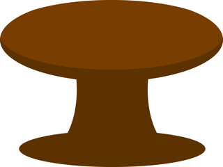 제사용 둥근 목기