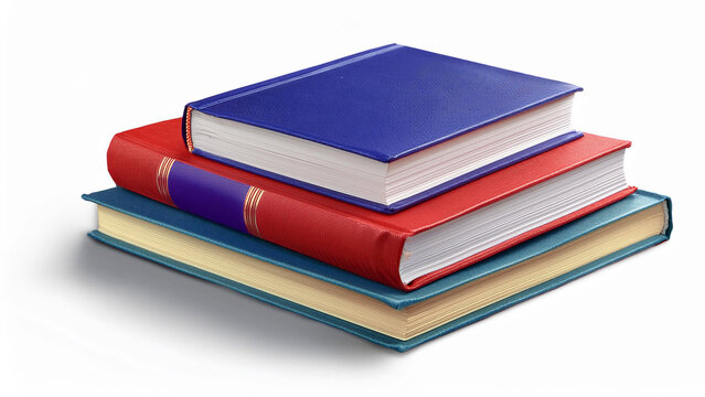 Libros escolares apilados isom&eacute;tricos