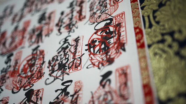 四国八十八ヶ所御集印の掛け軸
