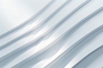 Obraz premium Abstract White Curved Lines