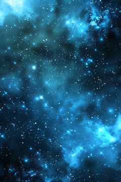 abstract space sky with stars and nebula 
