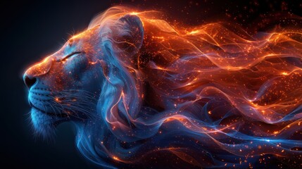 Lion of Fire and Ice