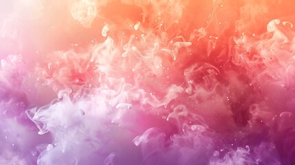 Fototapeta premium A background of abstract watercolor blends, soft and seamless transitions of peach and lilac colors, with a warm and inviting feel, subtle texture, hd quality, natural look. --ar 16:9 --v 6.