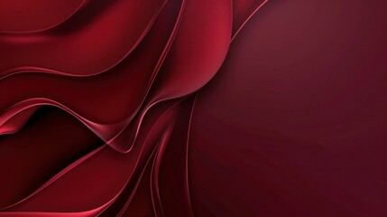 Abstract Background, smooth gradients of deep garnet red forming a minimalist and elegant design, creating a striking visual effect