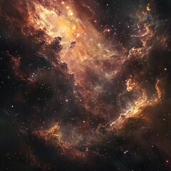 Fototapeta premium A fantasy forest scene, with a magical creature and a hidden fairy village, vibrant colors By Generated AI