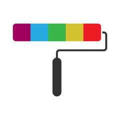 Painting icon logo design