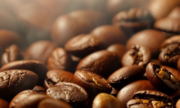 Experience the enticing aroma of freshly roasted coffee beans in a vibrant caf&eacute; setting