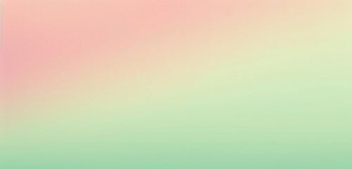 Obraz premium Abstract Background, soft pastel gradient of light pink fading into mint green