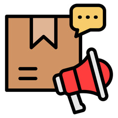 Product Launch Icon For Design Element