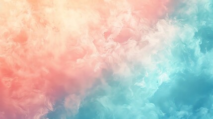 Fototapeta premium A background of pastel gradient texture, subtle transitions between pastel turquoise and coral colors, serene and dreamy feel, hd quality, natural look. --ar 16:9 --v 6.0 --s 250 --style raw