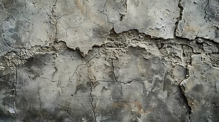 Fototapeta premium A background of rustic concrete texture, weathered concrete with deep cracks and worn edges, gritty and urban feel, hd quality, natural look. --ar 16:9 --v 6.0 --s 250 --style raw