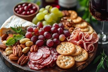 Gourmet Cheese and Charcuterie Board