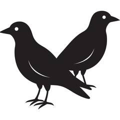 illustration of a bird on a branch