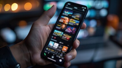 Music Streaming Services: Online platforms such as Spotify and Apple Music that offer streaming access to extensive music catalogs, letting users listen to a diverse range of songs.
